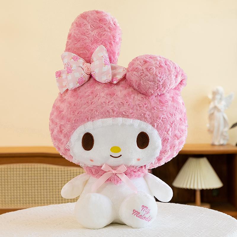 Katzen-Stofftier Sofakissen Weicher Rosa Stoffpuppe Kinder Schlafbegleiter Freund Geschenk