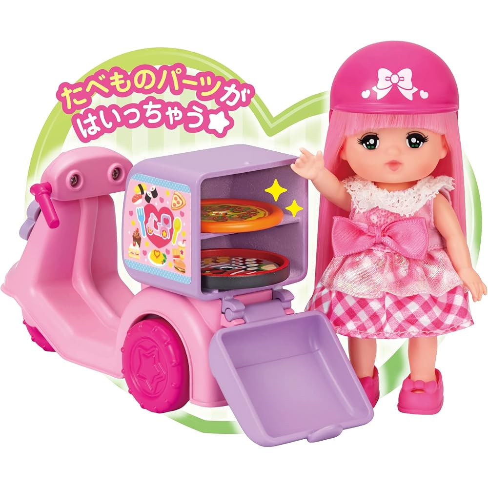Pilot Pocket Mel-chan Delivery Bike Toy for Ages 3 and Up