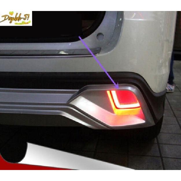 For Toyota Highlander 2015- LED Rear Fog Light Tail Bumper Light Sets 2PCS