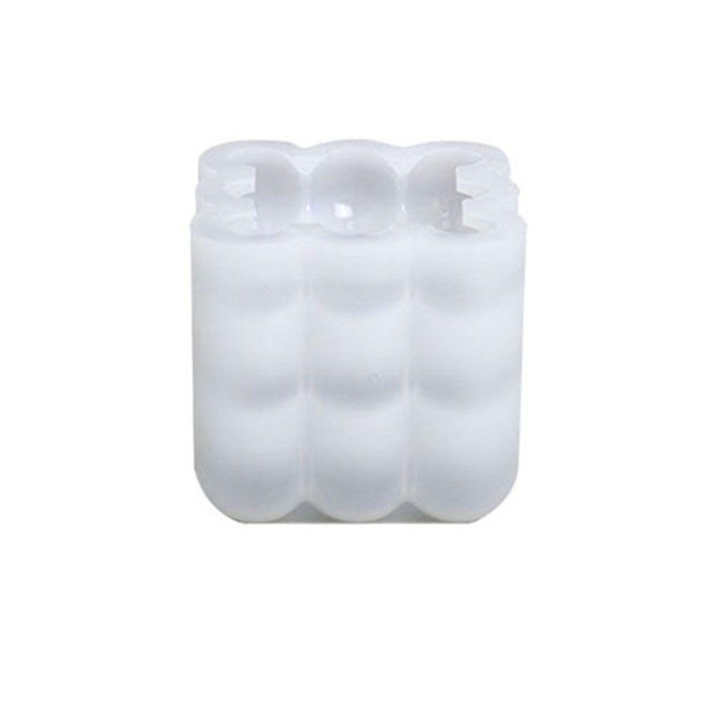 Supplies Plaster Clay Tools Soy Wax Silicone Mold Candle Mould Cube Soap Molds 3D Candle Mold