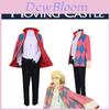 Le Château Ambulant de Howl Costume de Cosplay Hauru Manteau Costume Tenue de Fête d'Halloween