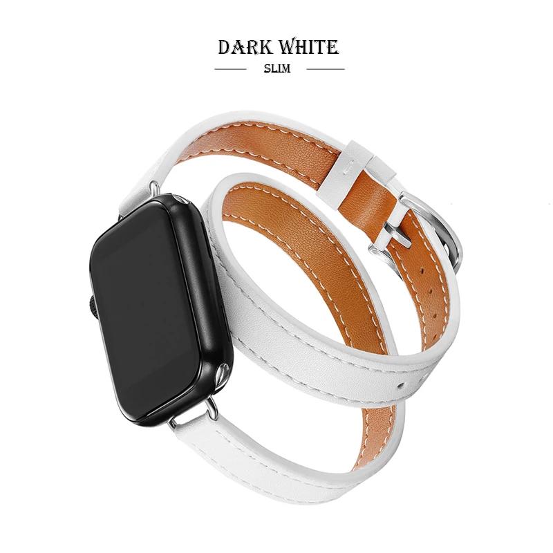 Leather Strap for Apple Watch Band 49mm 41mm 45mm 40mm 44mm Correa For IWatch Series 9 8 7 6 SE 5 4 Ultra 2 Replacement Bracelet