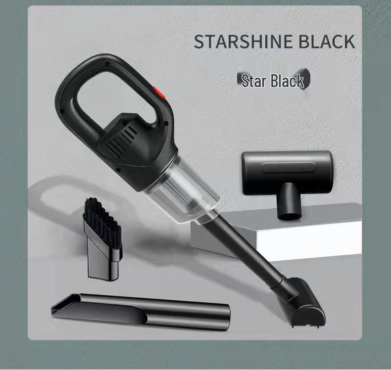 Portable Handheld Vacuum Cleaner with High-Power Wireless Charging for Home & Car