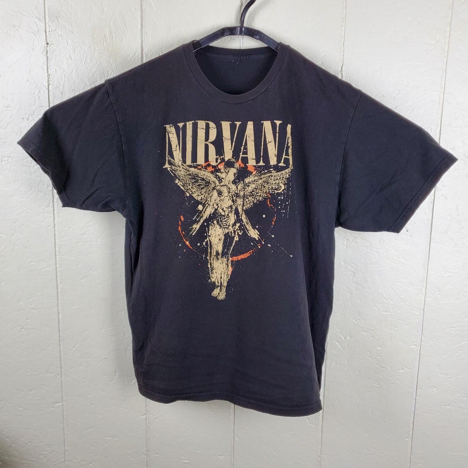 Nirvana In Utero Shirt Mens Extra Large Black Crew Neck Short Sleeve Graphic M