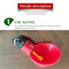 12 Pieces Drinking Bowl Poultry Drinker Ple Operation Watering Feeder