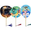 Custom Bamboo Xuan Paper Fan: Personalized Images with QR Code, Logo, or Pattern In Ancient Style for Advertising
