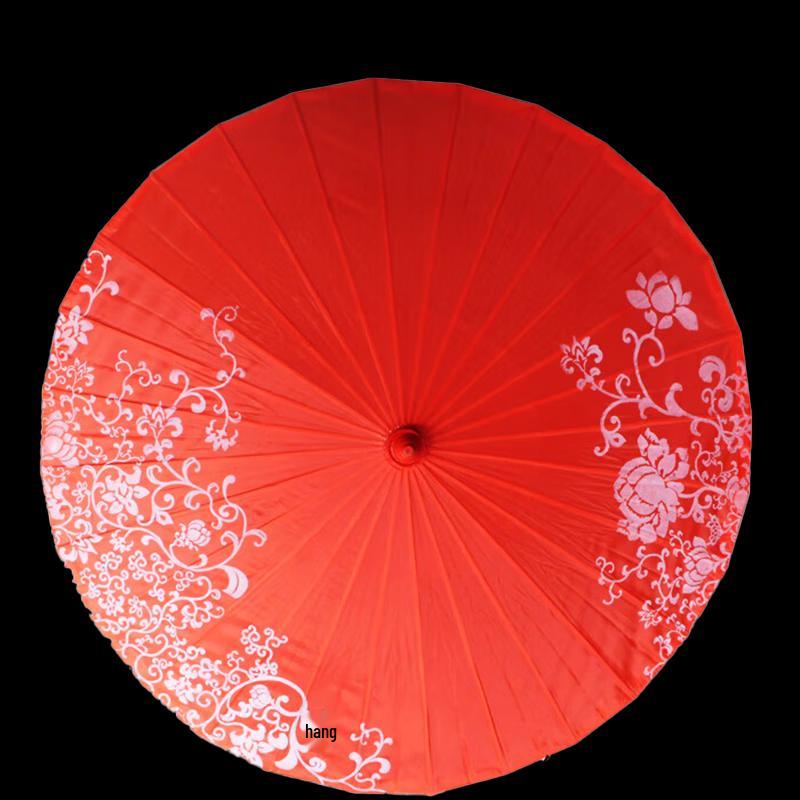 Chinese Ancient Style Red Oil Paper Umbrella