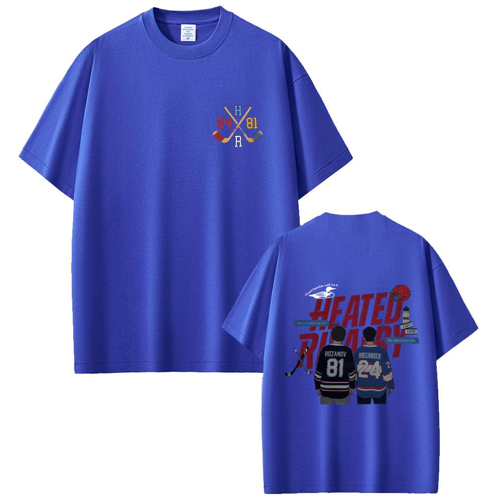 Heated Rivalry Shane Hollander Ilya Rozanov Hollanov 2481 Graphic T Shirts Men Women Fashion Tshirt Male Casual Cotton Tshirt