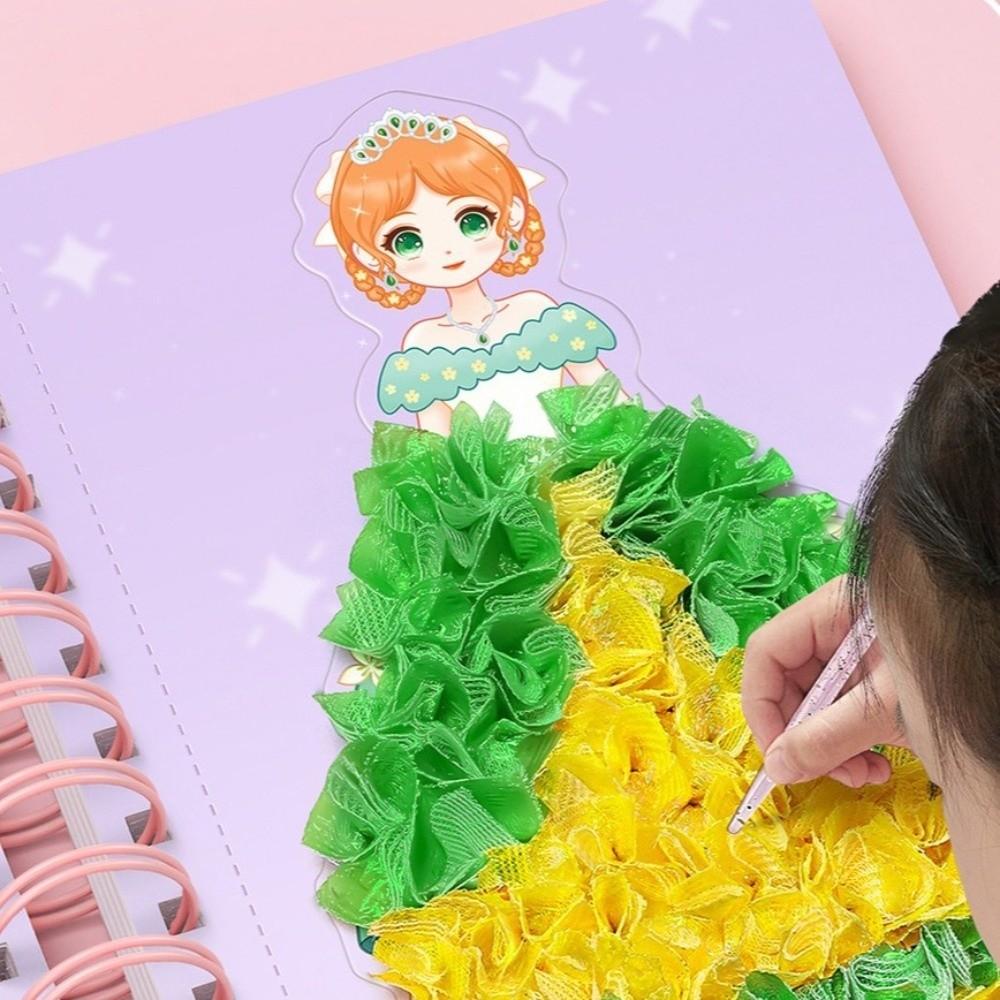 Creative Puzzle Puncture Painting Kit DIY Craft Fabric Poking Art Poke Drawing Craft Dress Up
