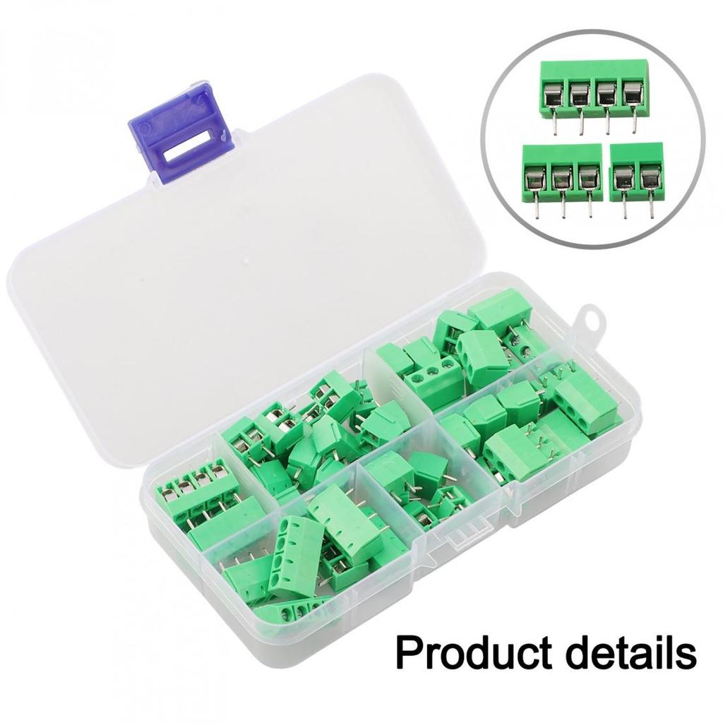 Screw Terminal Block Kit with 20 Two Pin 20 Three Pin 10 Four Pin Units