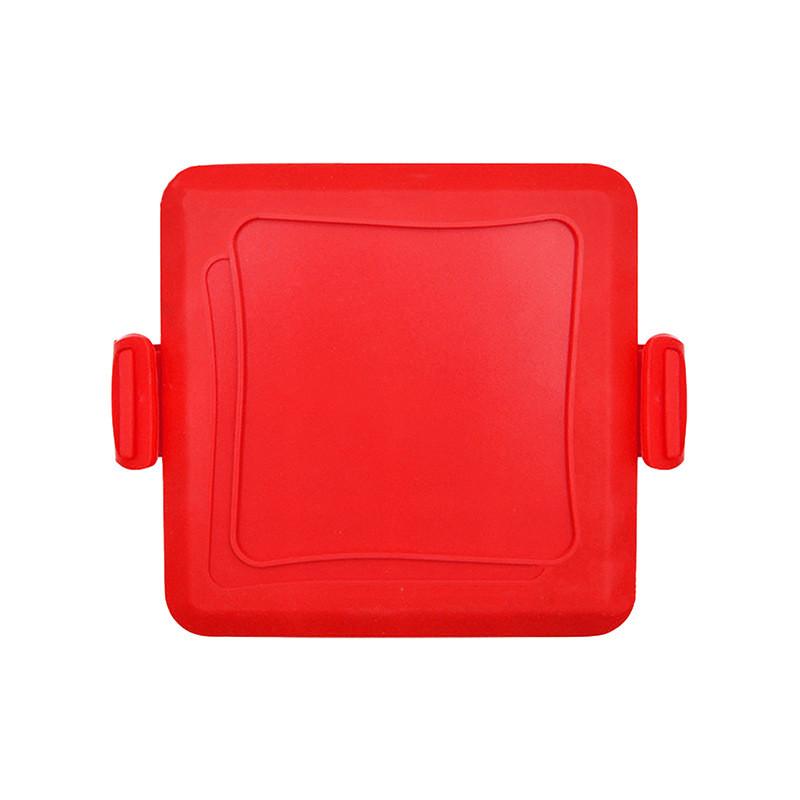 

Silicone Sandwich Pan For Microwave Cooking With Non Stick Texture For Home Kitchen Use червоний