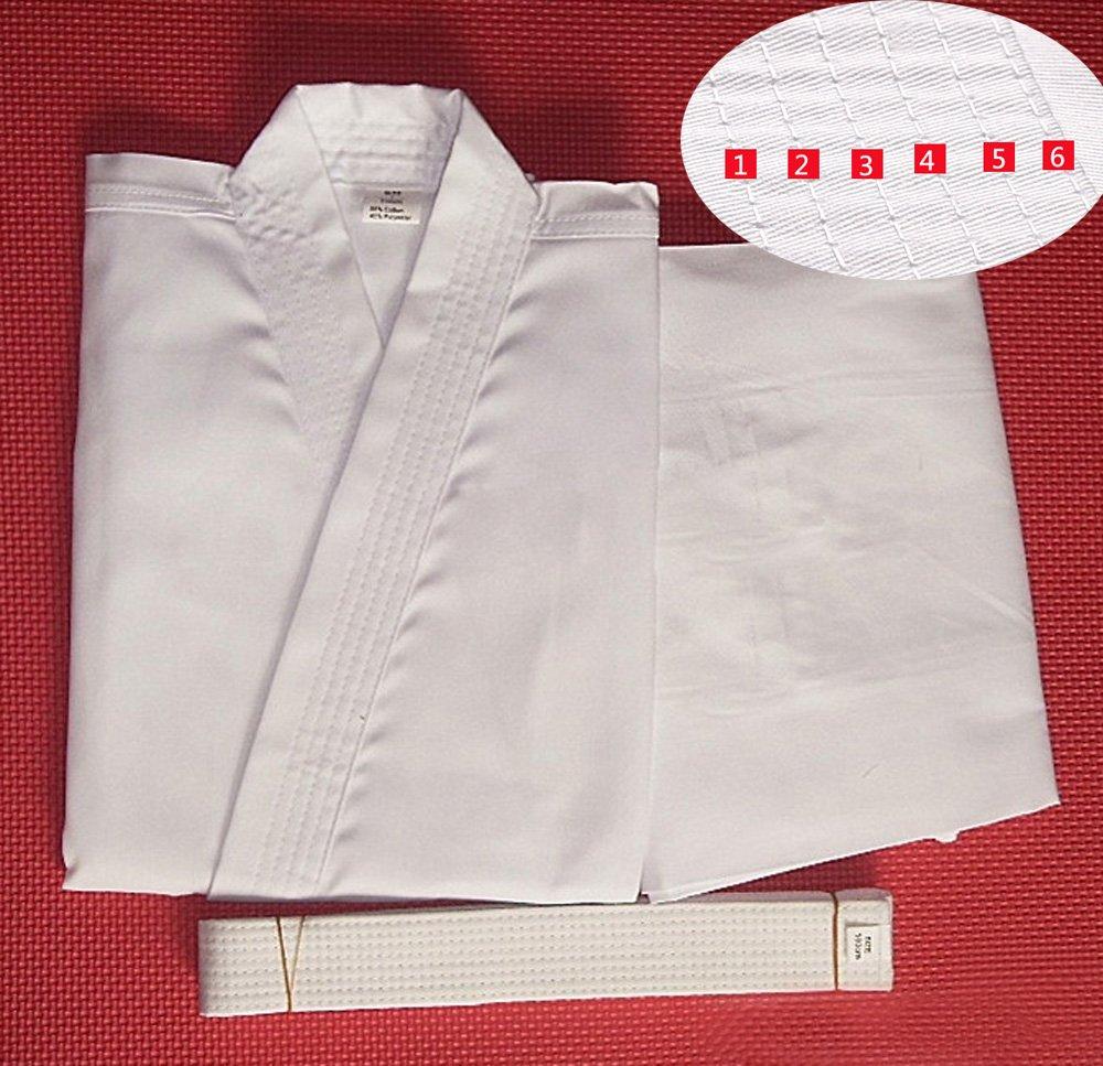 [YIN SHENG] Karate Uniform Set (Top, Bottom, and Belt) - Unisex - Sizes 110-200 (110cm)