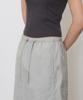 Musinsa Standard Woman Women'S Nylon Elastic Long Skirt [Ash Gray]