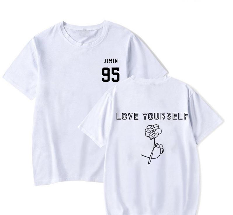 2025 Summer "LOVE YOURSELF" 3D Printed T-shirt Short Sleeve Unisex Hip Hop Top Oversized Quick-Dry Top