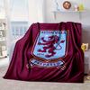 Football Club Emblem Lion Blanket Flannel Blanket for Bed, Sofa, Camping, Hiking, Picnic Essentials, Gift for Family Fan Gifts