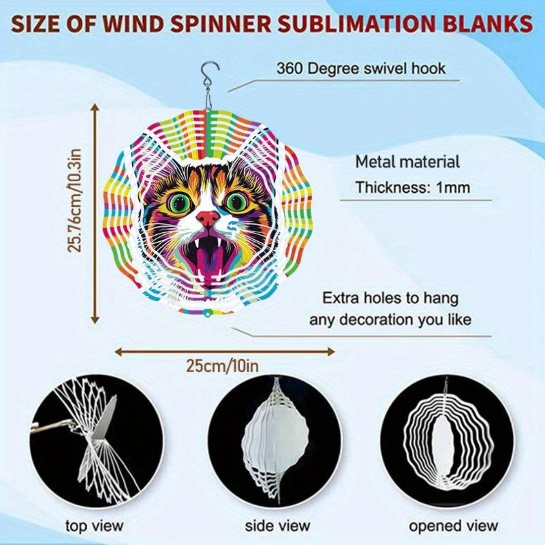 

Красочный маятник-колокольчик «Мандала с кошкой» - Прочный металлический садовый декор, Не требует электричества или батареек, Идеально подходит для художественного подвешивания на открытом воздухе в садах
