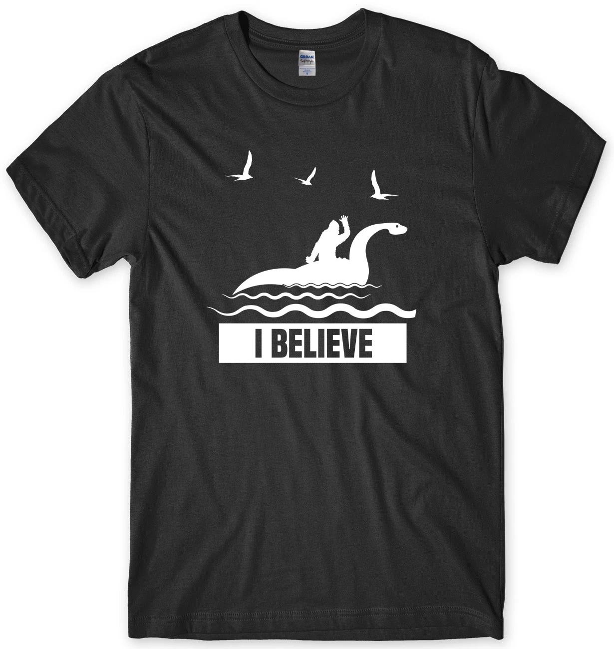 I Believe Loch Ness Monster Nessie Mens Funny Unisex T-Shirt 4XL
