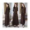 2026 Spring/Autumn Women's Slimming Wide-Leg Pants Skirt Suit - Age-Reducing, Tummy-Concealing, Stylish Two-Piece Set