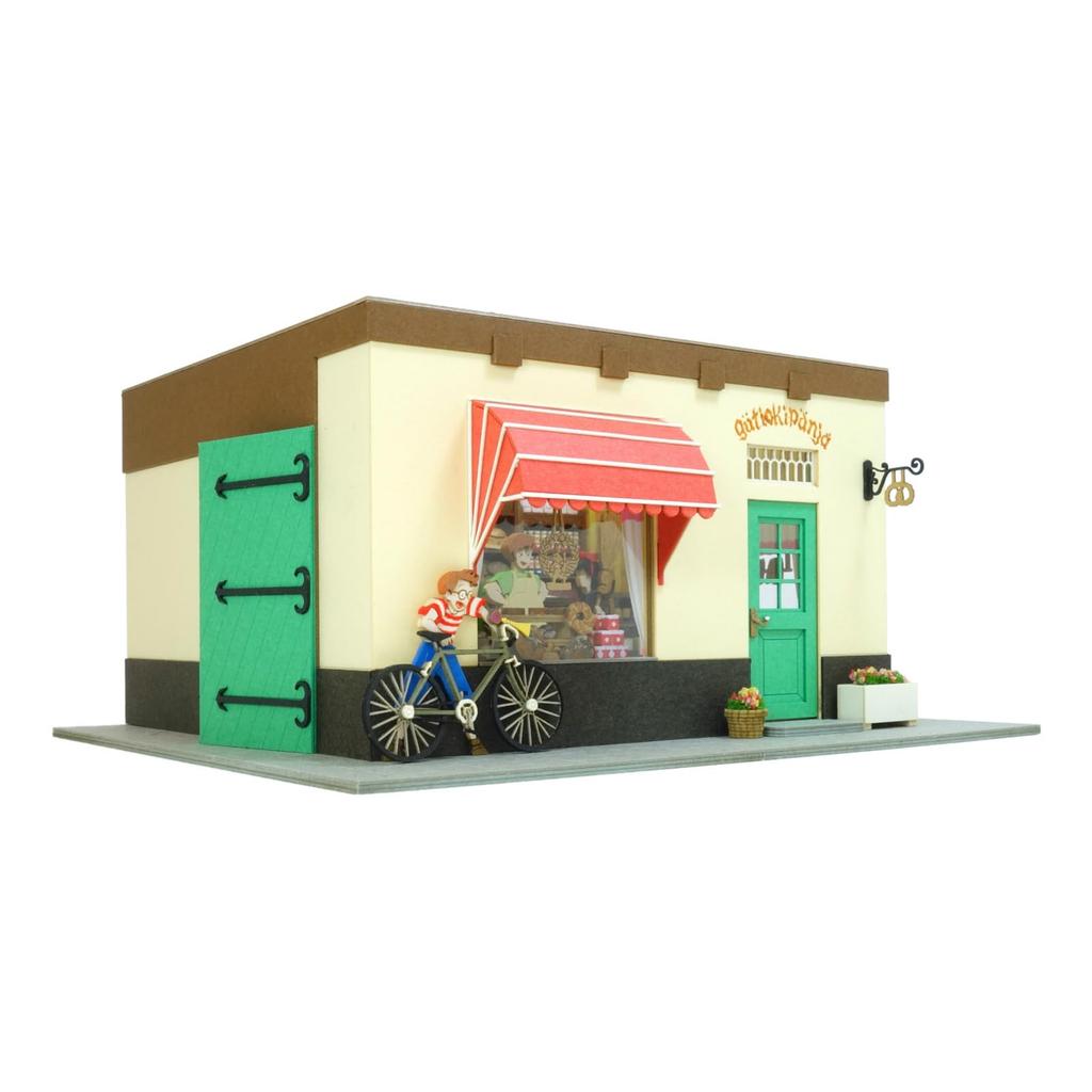 Sankei Studio Ghibli Series Delivery Service Goo Scissors Bread Shop Paper Craft Kiki's Kiki's Workplace, MK07-46
