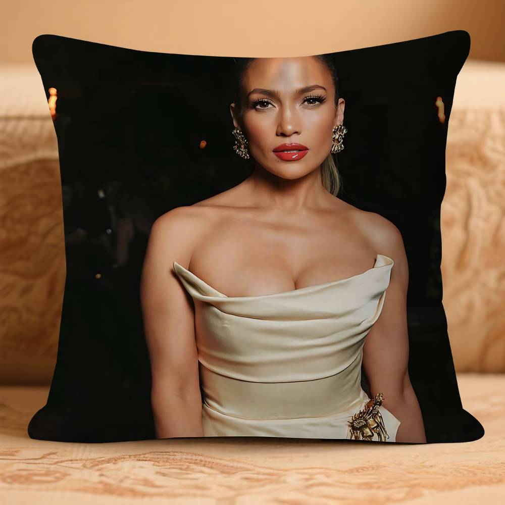Jennifer-R Jlo LopezS Pillow Case Removable Washable Cushion Cover – All-Season Soft Linen