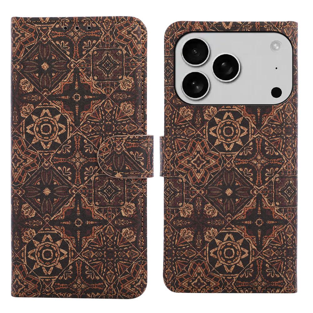

Business Leather Classical Pattern Wallet Case For iPhone 17 Air 16 15 14 Plus 13 12 Pro Max Luxury Magnetic Flip Card Cover iPhone 12 зірка