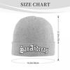 Sherm Head GTA Sanandreas Logo Warm Knitted Cap Hip Hop Bonnet Hat Autumn Winter Outdoor Beanies Hats for Men Women Adult