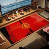 Manchester United F Large Size Mouse Pad Large Gaming Table Cushion Non-slip Laptop Tablet Big Mousepad XXL Mat Mini PC Playmat With Lock edge