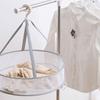 Double Layer Folding Clothes Drying Basket Home Hanging Storage Mesh Rack For Underwear Socks Anti-Deformation Net Pocket Rack