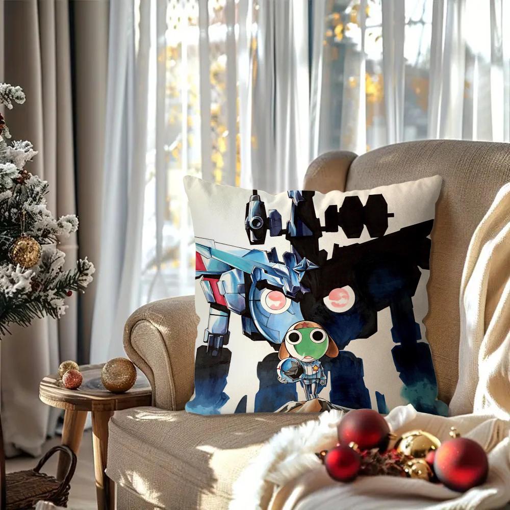 Manga Frog Keroro Gunso Pillow Bedroom Sofa Leisure Comfort Cushion Car Living Room Home Decoration 40X40