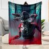 Stranger Things  Blanket Suitable for sofas,travel, living rooms also a good gift for friends and family Suitable for all seasons.