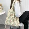 Floral Print Thin Shoulder Bag with Large Capacity