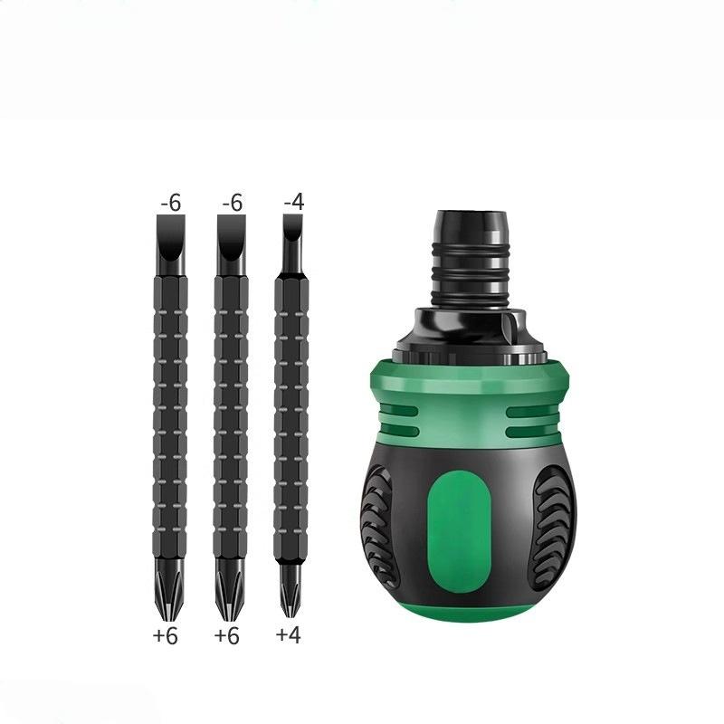 2/3/4/7Pcs Multifunctional Adjustable Inner Cross Shaped Triangular Plum Blossom Shaped Screwdriver Ratchet Screwdriver Set