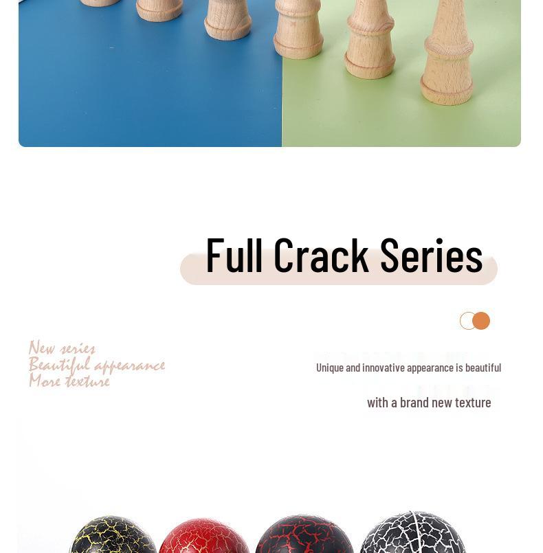 Skill Ball Wooden Kendama - Children's Educational Toy for Fitness and Leisure