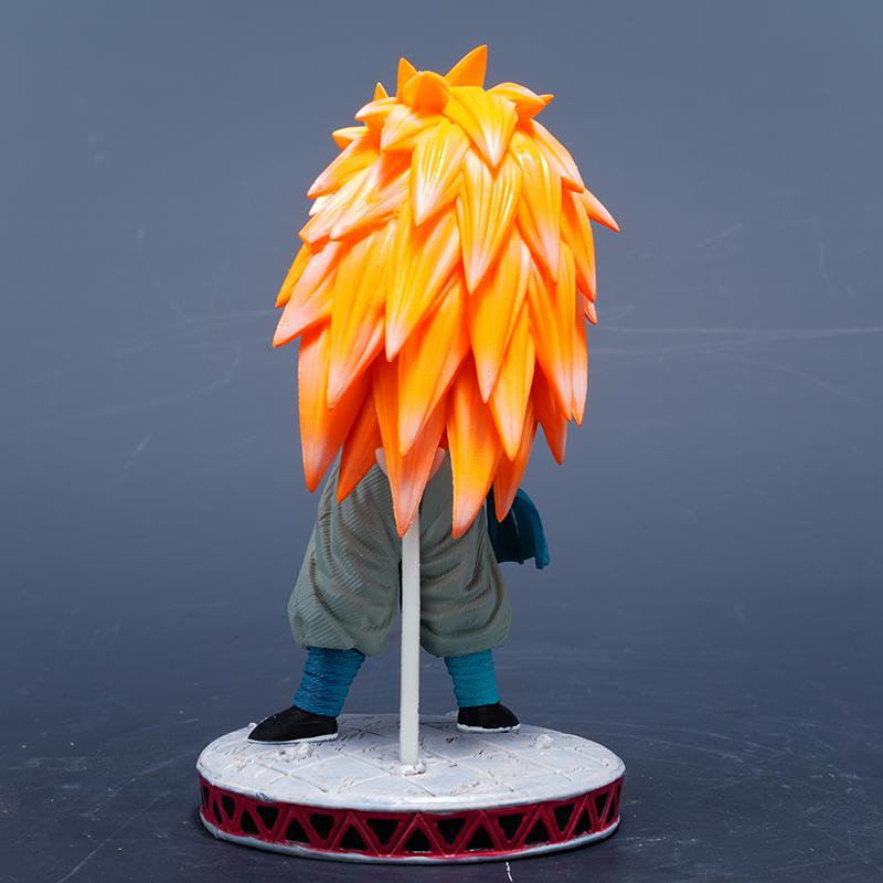 17cm Gotenks Model Doll Dragon Ball Desktop Ornament Super Saiyan Action Figures Statue Garage Kit Children Toy Gifts S Round Sensory Compression