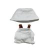 AXLUCE Plush Toy Clothes, Hat, Overalls, 16cm (White)
