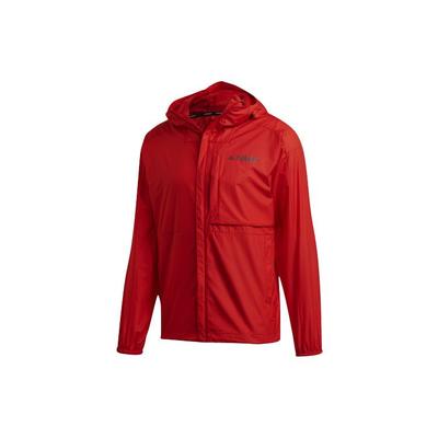 Casual Sports Hooded Long Sleeve Jacket Men Outerwear Light-Crimson GE9941