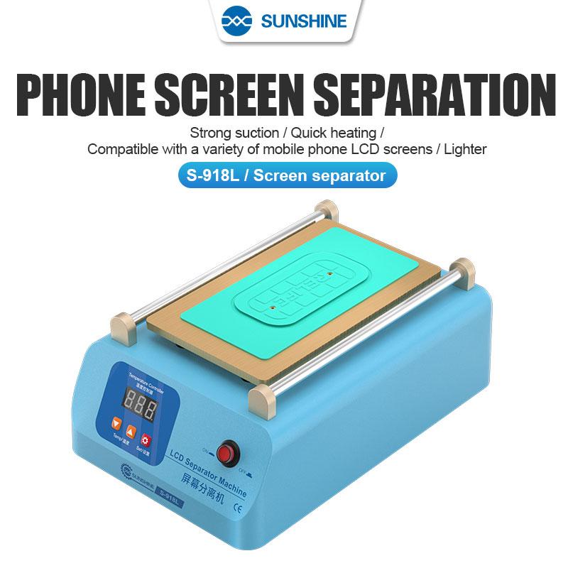 SUNSHINE S-918L Screen Separator Support LCD Screen Separation Under 8 Inches and the Temperature Adjusted from 50 To 130 °C