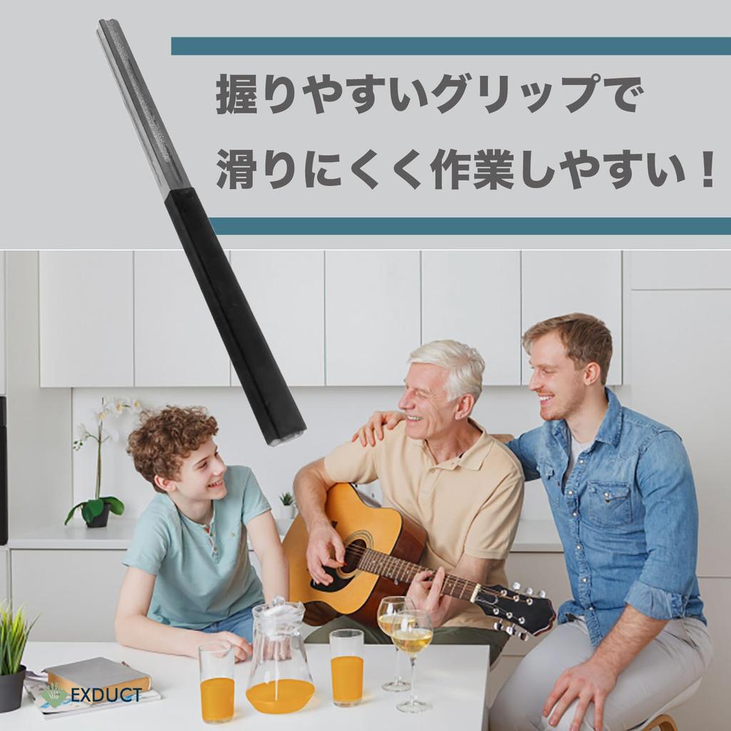 EXDUCT Guitar Fret File Polishing Dressing Metal File Fret Polishing Fret Wrap Guitar Bass Fret 3 Sizes 1mm 2mm 3mm Edge Guitar Maintenance