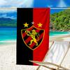 Sportverein Fußballwappen Aufdruck Strandtuch, Super Weiche Mikrofaser, Perfektes Geschenk Geburtstag, für Pool, Strand, Reisen, für Familie und Freunde