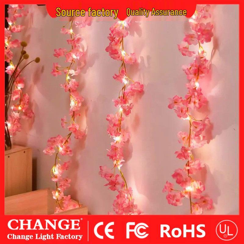 Eucalyptus Leaf LED String Lights for Wedding & Holiday Decoration