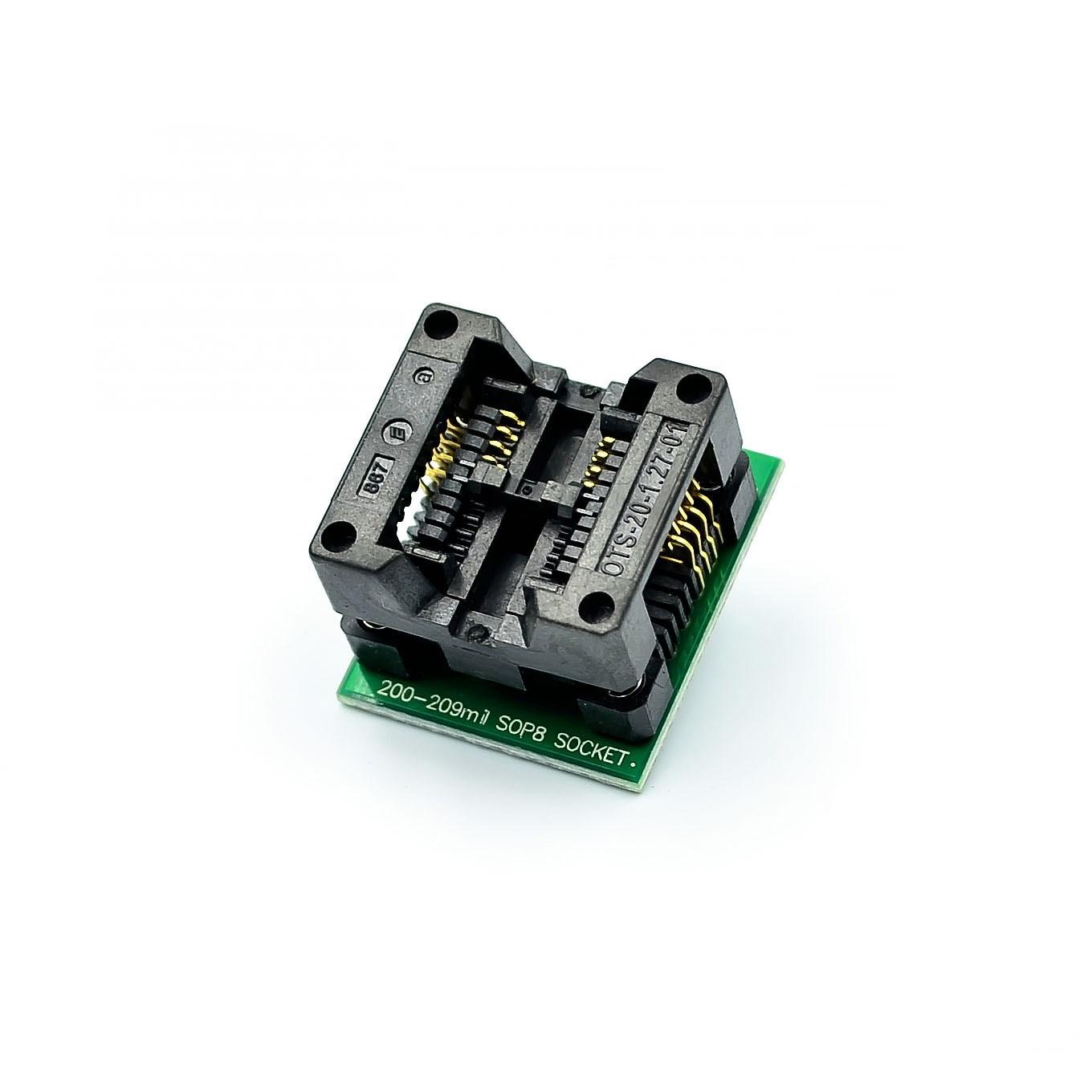 

Smart Electronics 150mil 200MIL Socket Converter Module SOIC8 SOP8 to DIP8 EZ Programmer Adapter