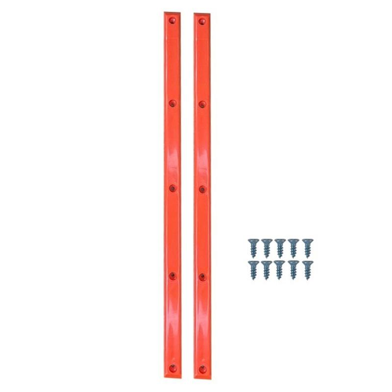 

Прочность Пластиковые Защитные Накладки для Скейтборда Легкий Вес Защитные Рейки для Скейтборда для Улучшения Защиты Доски оранжевый