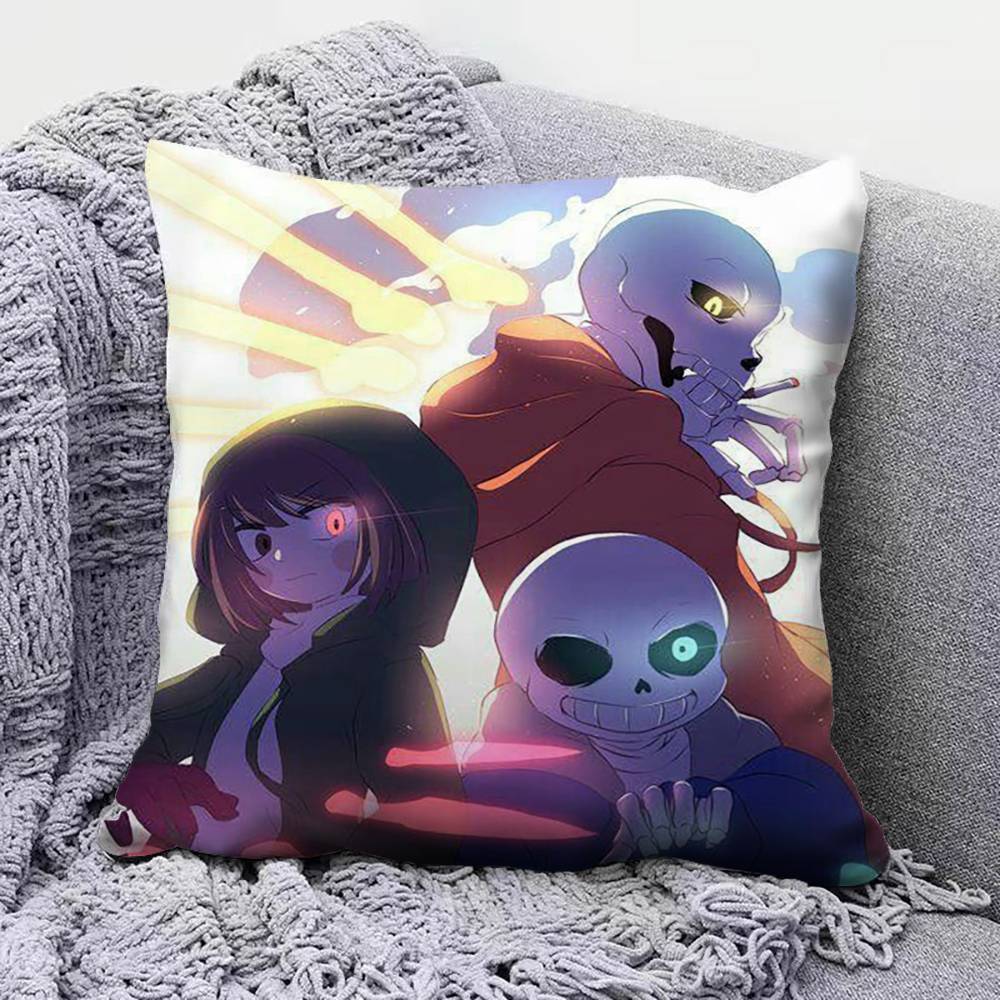Classic Sans Undertale Game Cool Pillow Covers Home Sofa Cushion Covers and Aecorative Custom