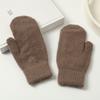 Women's, Full Finger Gloves, Velvet Gloves, Thick Gloves, Couple Gloves, Knitted Gloves, Warm Gloves, Soft, Breathable Gloves