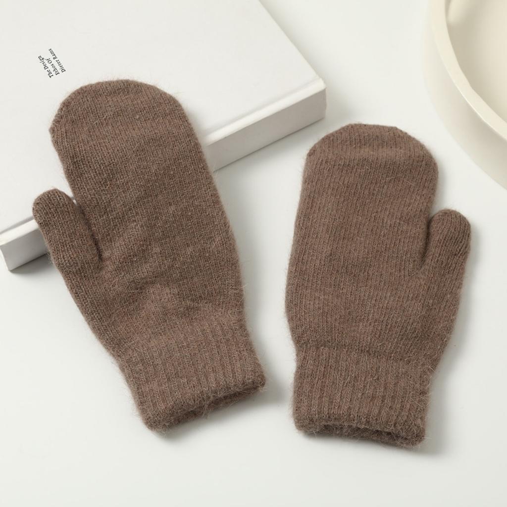 Women's, Full Finger Gloves, Velvet Gloves, Thick Gloves, Couple Gloves, Knitted Gloves, Warm Gloves, Soft, Breathable Gloves