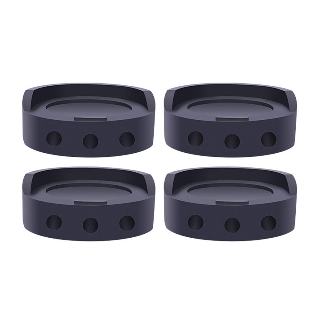 Pack mit 4 Geräte-Stützfüßen Stabilisierungsmatte für Waschmaschine und Kühlschrank zum Verhindern von Rutschen und zum Schutz der Böden
