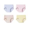Jingdong Crafted Women's Pima Cotton Mid-Rise Antibacterial Briefs 4-Pack