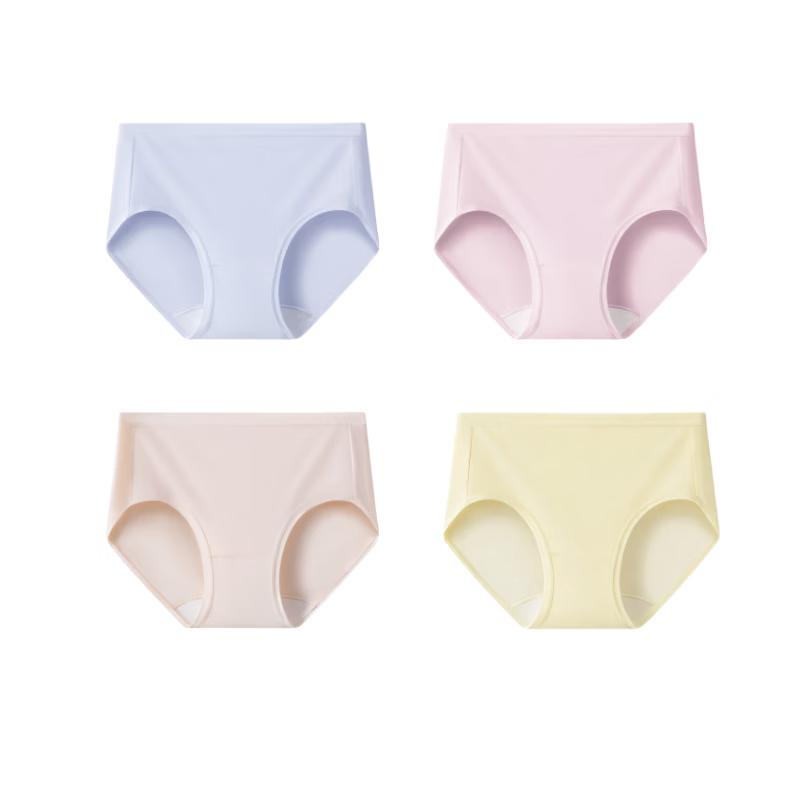 

Jingdong Crafted Women s Pima Cotton Mid-Rise Antibacterial Briefs 4-Pack XXL