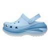 Mega Crush Klapki Matowe Lekkie Modne Wygodne do Dojazdów na Co Dzień Outdoorowe Buty z Dziurkami Unisex Niebieskie