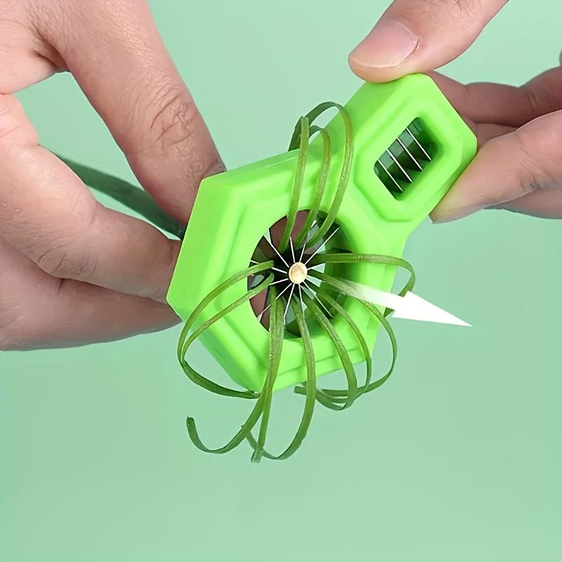 Multi-Function Slicer with Adjustable Blade - Heavy-Duty Stainless Steel Construction, Manual Operation, for Vegetables, Fruits, Cheese, Meat